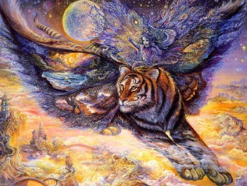 mur de josephine tigremoth Peinture à l'huile